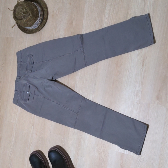 🍑Talbots Faded Gray Chinos Modern Cut Zip Ankle Zip Pockets Size 9 C276 - Picture 10 of 13